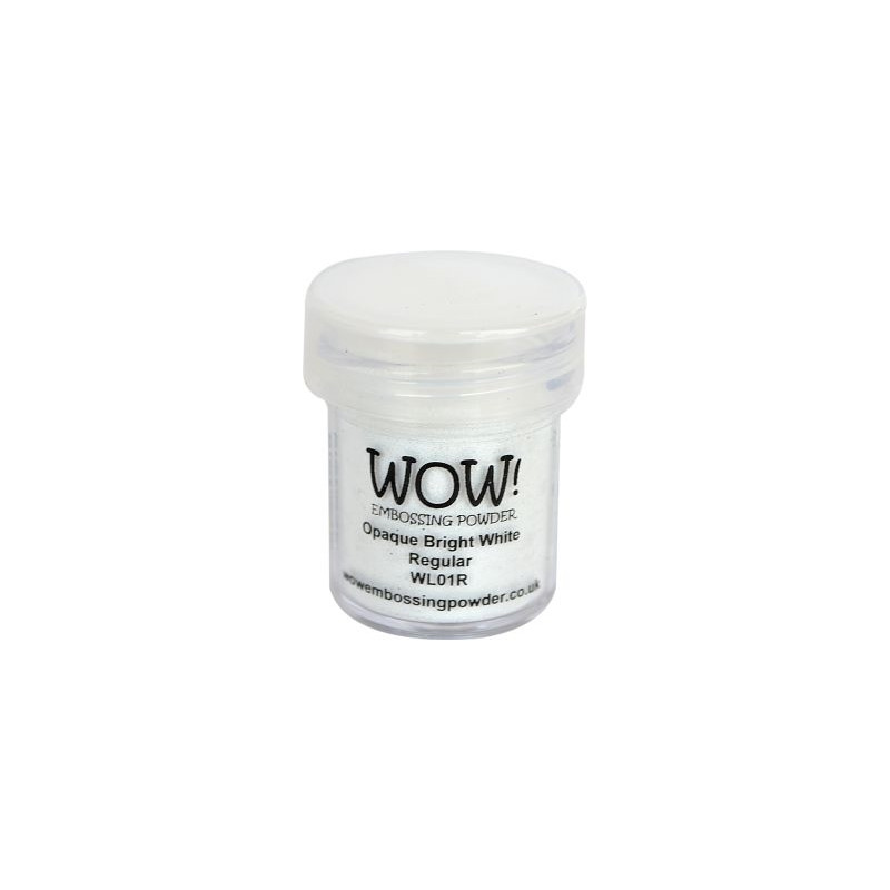 Polvos embossing WOW - OPAQUE BRIGHT WHITE REGULAR