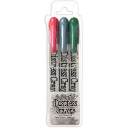 Rotuladores Distress Crayons Pearl Set Holiday 1