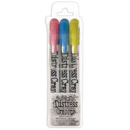 Rotuladores Distress Crayons Pearl Set Holiday 2