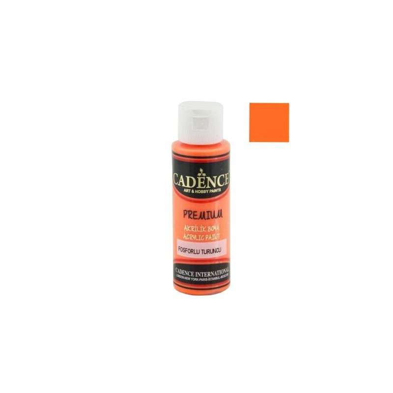 Premium FLUOR NARANJA Cadence 70 ml.