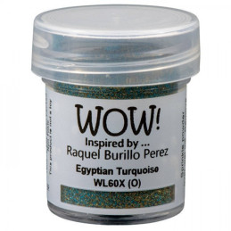 Polvos embossing WOW - Egyptian Turquoise – X Raquel Burillo Perez