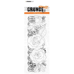 Sello acrílico Grunge collection Rosas - Studio Light