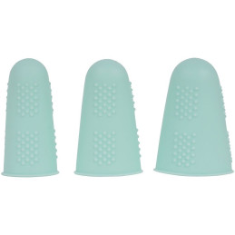 Set de 3 protectores para dedos de silicona Mint - Artis Decor