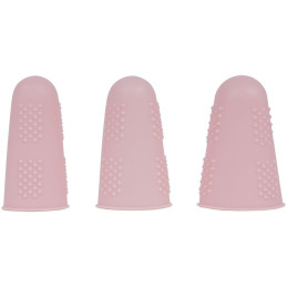 Set de 3 protectores para dedos de silicona Rosa - Artis Decor
