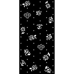 Stencil Stamperia Mix Media Art 25 x 12 cm. - Garden of Promises rosebuds