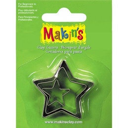 Set de 3 cortadores Makin's Clay Forma de Estrella