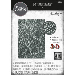 Carpeta de embossing 3D Sizzix by Tim Holtz - Cracked Leather