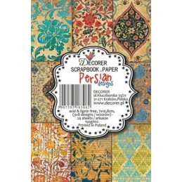 Mini Kit de papeles 10,8 x 7 cm. Persian Designs - Decorer