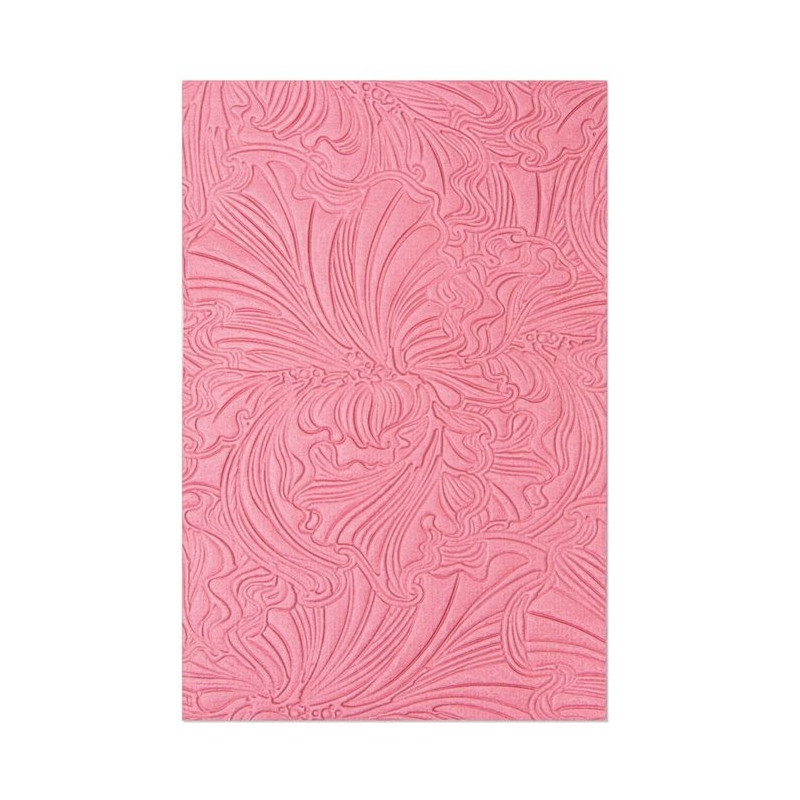 Carpeta de embossing 3D Sizzix - Flores abstractas