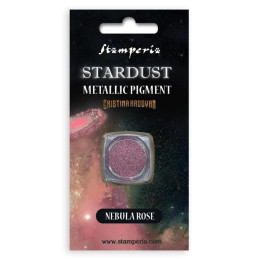 Pigmento metálico stardust Nebula rose by Cristina Radovan