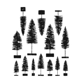 Kit de sellos de Tim Holtz - Bottlebrush Trees