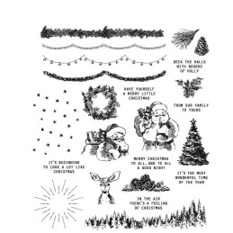 Kit de sellos de Tim Holtz - Darling Christmas
