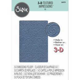 Carpeta de embossing 3D Sizzix - Ornamental Spiral