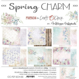 Craft O'Clock Kit de Basic Papers Spring Charm 15.5 x 30.5 cm.