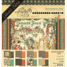 Kit de papeles  Deluxe Collector's Edition 20 x 20 Graphic45 - Enchanted Forest