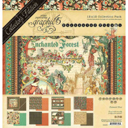 Kit de papeles  Deluxe Collector's Edition 30 x 30 Graphic45 - Enchanted Forest