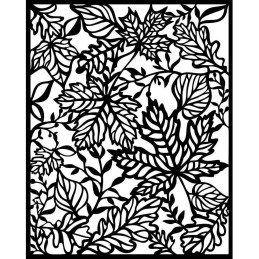 Stencil Stamperia Mix Media Art 25 x 20 cm. - Magic Forest Leaves