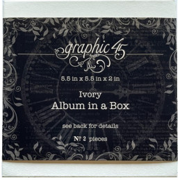 Graphic 45 Album in a Box Ivory