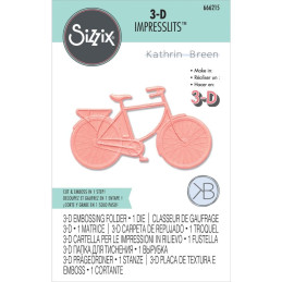 Sizzix • 3D impresslits embossing folder Bicycle