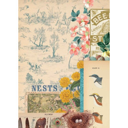 Découpage Paper A4-Collector Diary Col. I - Vintage Odyssey