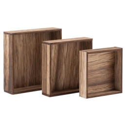 Tim Holtz Idea-Ology Wooden Vignette Boxes - 3 uds.