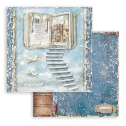 Kit de papeles de Scrapbooking 30 x 30 cm. Stamperia - Vintage Library by Antonis Tzanidakis