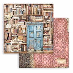 Kit de papeles de Scrapbooking 20 x 20 cm. Stamperia - Vintage Library by Cristina Radovan