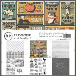 Kit de papeles ABstudio - "Farmhouse" bundle 2