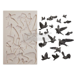 Finnabair Decor Moulds - Flocking Birds