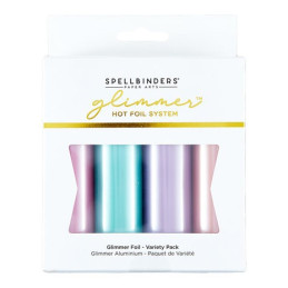 Kit de 4 Glimmer Hot Foil Satin Pastels - Spellbinders