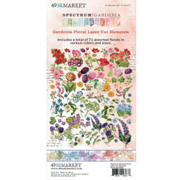 Kit de Die-Cuts 49 and Market - Spectrum Gardenia Floral