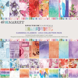 Kit de Papeles 49 and Market Spectrum Gardenia Classics
