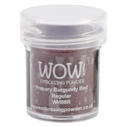 Polvos embossing WOW -  BURGUNDY RED