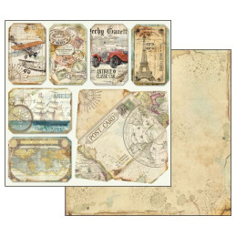 Kit de papeles de Scrapbooking Stamperia - Around the world