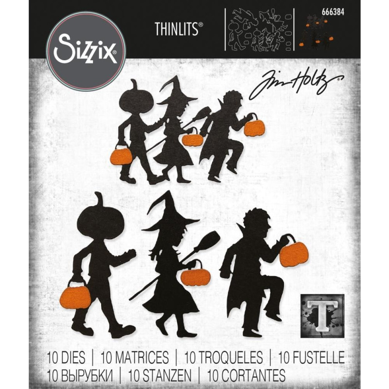 Sizzix Thinlits Dies by Tim Holtz - Halloween Night