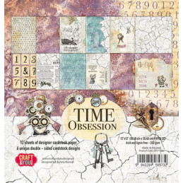 Kit de papeles 30 x 30 Craft and You - Time Obsession
