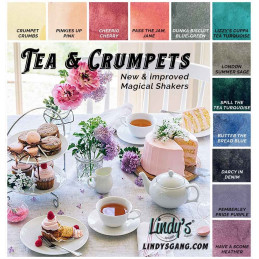 Tea & Crumpets Magical Shaker 2.0 de Lindy's Stamp - Kit de 12 colores