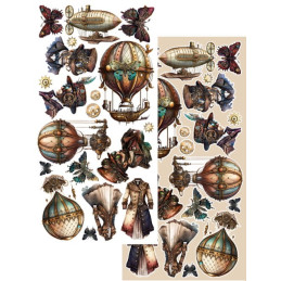Alchemy of Art Kit de recortables 30.5 x 15 cm. - Steampunk Dream