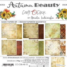 Craft O'Clock Kit de Basic Papers Autumn Beauty 20 x 20 cm.