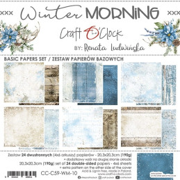 Craft O'Clock Kit de Basic Papers Winter Morning 20 x 20 cm.