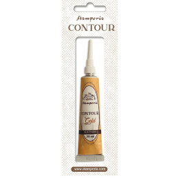 Contour liner Create Happiness Stamperia 20 ml. Gold