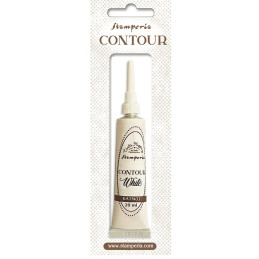 Contour liner Create Happiness Stamperia 20 ml. White
