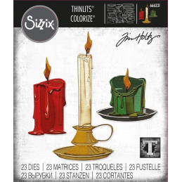 Sizzix Thinlits Dies Colorize by Tim Holtz - Candleshop