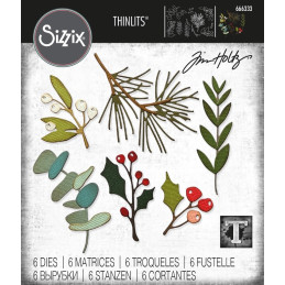 Sizzix Thinlits Dies by Tim Holtz - Festive Gatherings