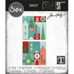 Sizzix Thinlits Dies by Tim Holtz - Holiday Blocks