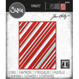 Sizzix Thinlits Dies by Tim Holtz - Layered Stripes