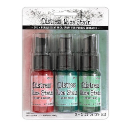 Tim Holtz Distress Holiday Mica Stain Set6