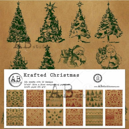 Kit de papeles ABstudio - Krafted Christmas XL bundle