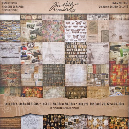 Idea-Ology Paper Stash Double-Sided Paper Pad 20X20 - Collage