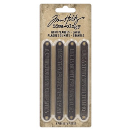 Tim Holtz Idea-Ology Word Plaques Large